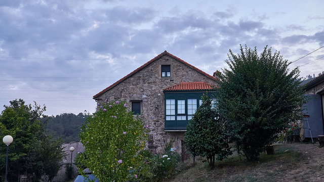 Pilgrims, Road to Compostela, pilgrims Road to French Santiago de Compostela, Galicia, Spain, landscapes in the pilgrimage to Santiago de Compostela