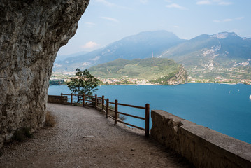 Fototapeta premium Beautiful landscape around lake garda