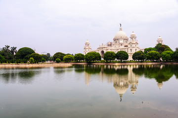 Obraz premium Victoria Memorial Hall in Calcutta, India