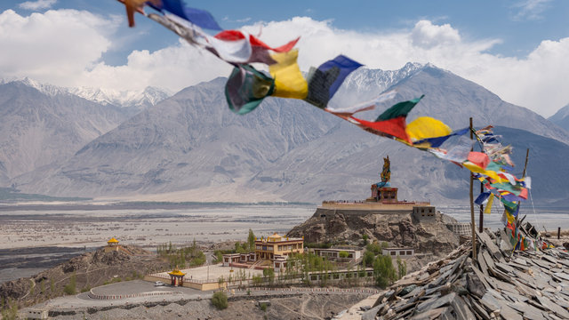 Maitreya Buddha At Diskit Gompa