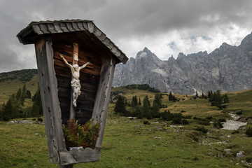 Kreuz in den Alpen