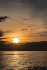 Fototapeta premium Beautiful sunrise and sunset