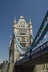 Fototapeta na wymiar The Tower Bridge in summer II.