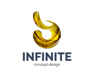 Infinite logo business branding icon