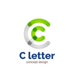 Vector modern minimalistic letter concept logo