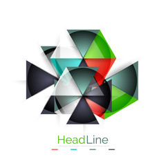 Triangle abstract background