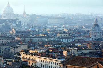 Fototapeta na wymiar Rome City view, Italy.