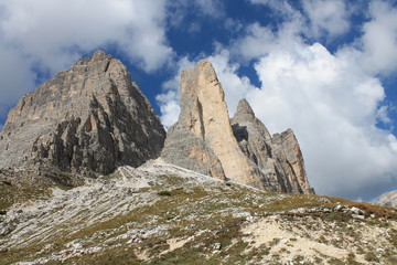 Dolomiten mit den drei Zinnen