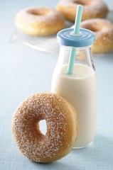 donut et lait