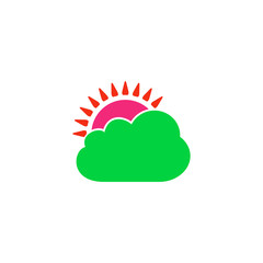 Cloudy Icon Vector