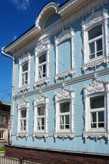 Tomsk, old wooden house
