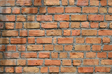 Orange Brick Wall