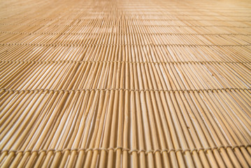 background of dry bamboo or straw
