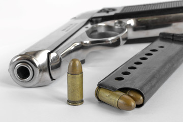 Pistol and ammunition