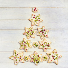 leckere, gebackene Weihnachtsplätzchen