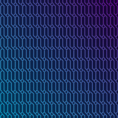 Abstract glow chain background
