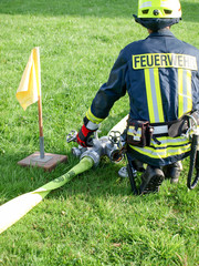 Fototapeta premium Feuerwehrmann