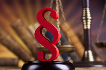 Law wooden gavel barrister, justice concept, legal system concep