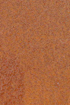 Walling panel made of weathering steel sheets (corten steel)