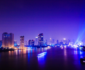 Fototapeta premium Bangkok City at night time