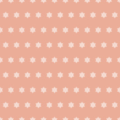 Snowflake vector pattern