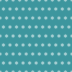 Snowflake vector pattern