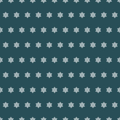 Snowflake vector pattern