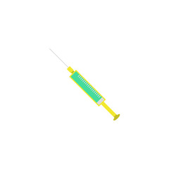 Fototapeta premium Syringe Icon Vector