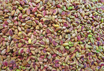 Green pistachio nuts