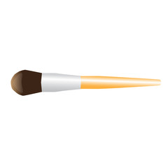 make-up brush vector illustration