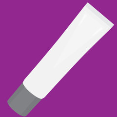 toothpaste tube vector illustration