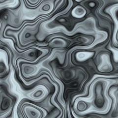 Beautiful abstract wavy curly light turquoise white black image