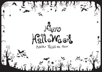 Happy Halloween Vector illustration ghost eps10