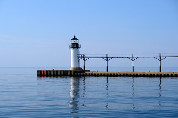 St. Joseph North Pier Outer Light, built in 1906