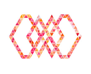 Abstarct geometric background. Pattern.