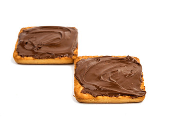 biscuits with chocolate filling