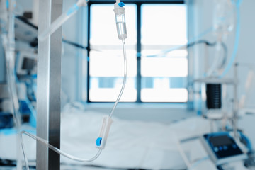 Window light in hospital ward