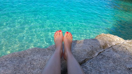 Am Meer sitzen und die Seele baumeln lassen