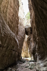  mountain gorge Avakas. Cyprus.