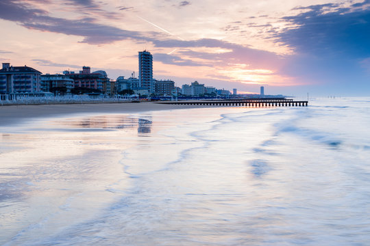 Jesolo am Morgen