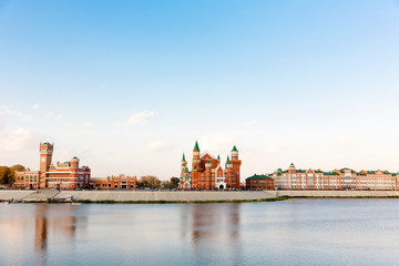 Fototapeta premium Embankment in Yoshkar-Ola. Russia, Republic of Mari El