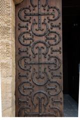 The basilica du Sacre Coeur in Paray-le-Monial. Side door
