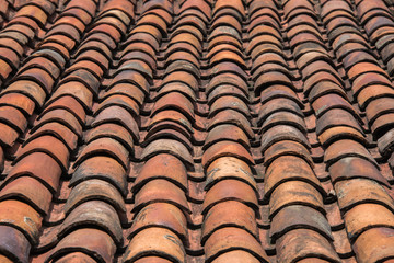 Old roof tiles