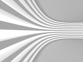 White Modern Architecture Abstract background