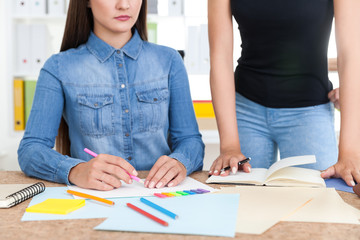 Two women painters