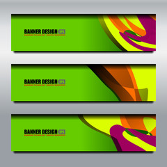 Business Banners Background Design, vector illustration