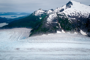 Mendenhall Glacier near Juneau, Alaska