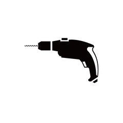 drill icon stock vector illustration flat design
