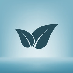 Green eco friendly sign