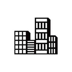 city icon stock vector illustration flat design